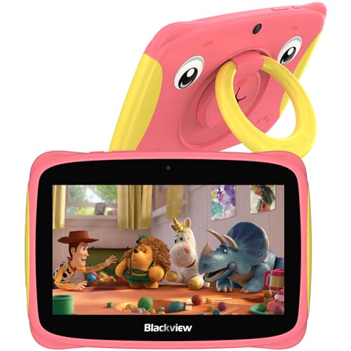 Blackview kinder tablet 7 zoll android, 4GB RAM, 32GB, WiFi, Dual-Kamera, kindersicherung