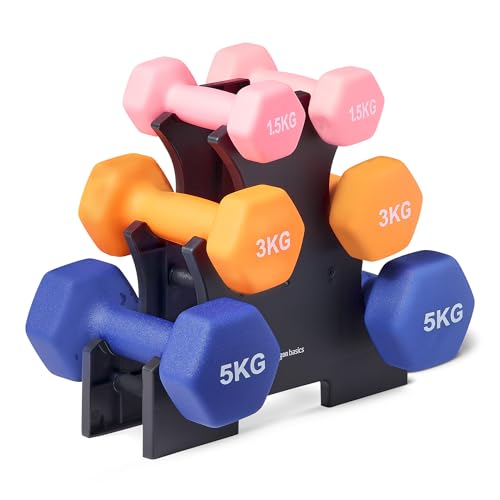 Produktbild: neopren hanteln 1.5kg 3kg 5kg amazon basics 2er-set gewichte