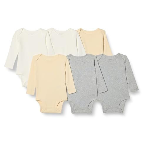 Produktbild: amazon essentials baby bodys langarm unisex 6er-pack 18-24 monate verschiedene farben