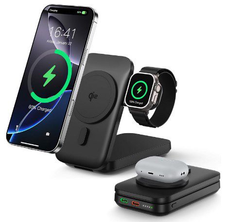 roroskin powerbank 10000mAh qi2 mit watch charger 24,99 statt 30