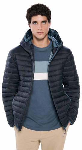steppjacke herren springfield 3ic mit kapuze, winddicht und wasserdicht