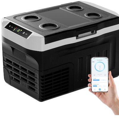 euhomy kompressor kühlbox 21l von -20 bis +20 grad, 151,99 euro statt 180 euro