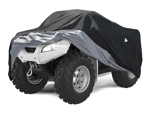quad abdeckplane silber schwarz - wetterfest, robust, für quads