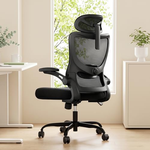 Marsail Ergonomischer Bürostuhl mit verstellbarer Lordosen- und Kopfstütze
