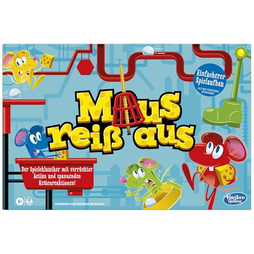 Maus reiß aus | Familienspiel für 2-4 Spieler, ab 6 Jahren, Brettspiel