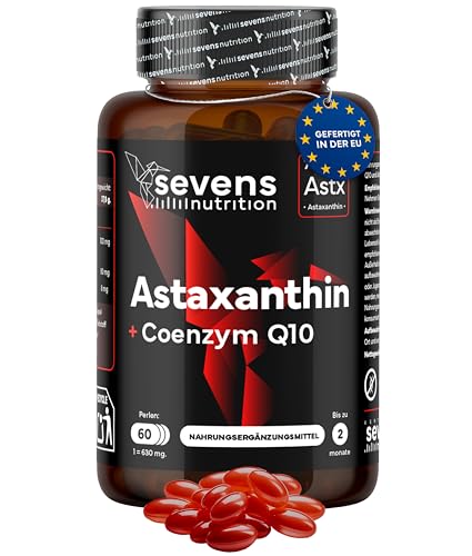 astaxanthin 8 mg plus coenzym q10 - astapure aus haematococcus pluvialis 60 softgel