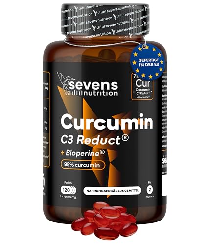 kurkuma kapseln hochdosiert mit c3 reduct und bioperine, nativem olivenöl, ohne zusatzstoffe