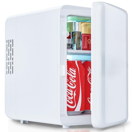 Mini Kühlschrank 4L VIYSPNV tragbar mit Kühl- und Heizfunktion für Getränke, Kosmetik