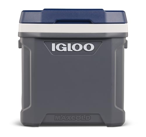 igloo maxcold 62 roller kühlbox 58 liter grau für camping, arbeit, freizeit, festivals