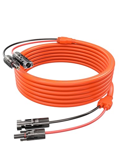 solarkabel 6mm 6m tonton verlängerung für solarpanels, wasserdichtes pv kabel