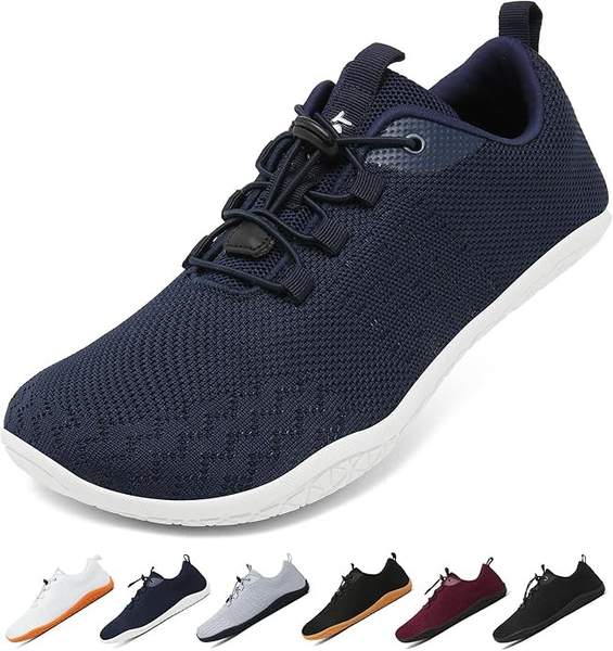 Barfußschuhe Herren Damen 38EU Schwarz Grün Atmungsaktiv Zero-Drop Sohle