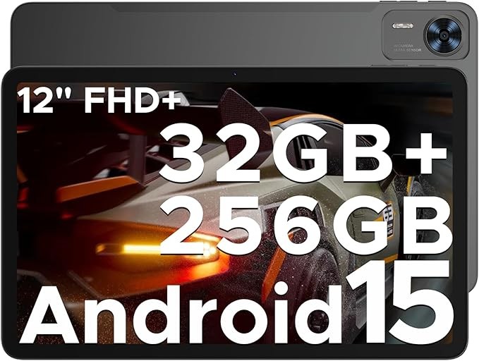 DOOGEE T36 Tablet 12 Zoll, 32 GB/256 GB, T620 Octa-Core, 4G LTE, 2,4K 90 Hz