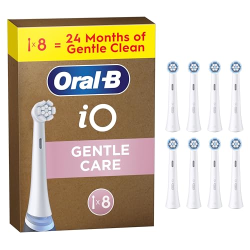 Produktbild: Oral-B iO Aufsteckbürsten für empfindliches Zahnfleisch, 8 Stück, weiß