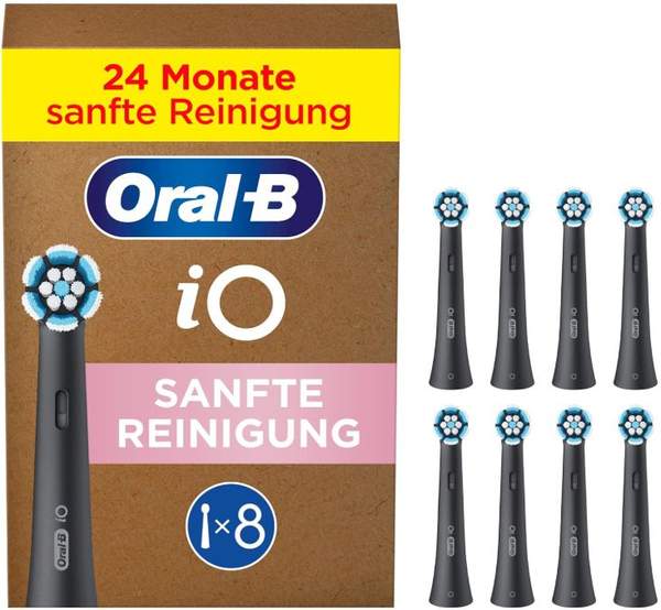 oral-b io aufsteckbürsten 8er pack sanfte reinigung für 44,99  statt 60 