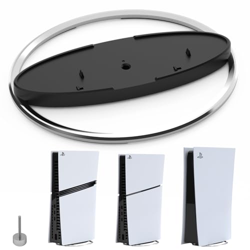 Aceshop standfuß für ps5, ps5 slim und ps5 pro mit 4 anti-rutsch-pads