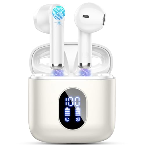 bluetooth 5.4 kopfhörer, wireless in-ear earbuds mit noise cancelling, 30 stunden batterielaufzeit, usb-c, ip7 wasserfest