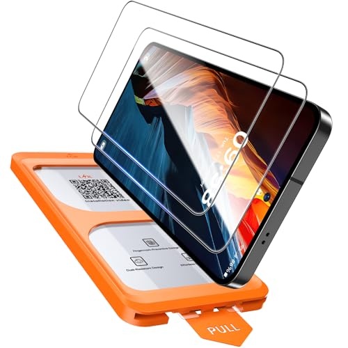 panzerglas samsung galaxy s25 2 stück hd hartsfolie kratzfest auto-installation