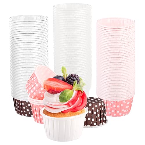 muffinförmchen papier 150 stück, fettdichte cupcake förmchen, aluminiumfolie muffins