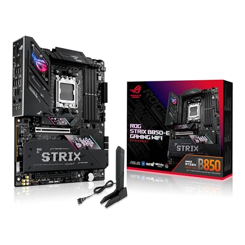 asus rog strix b850-e gaming motherboard mit wifi