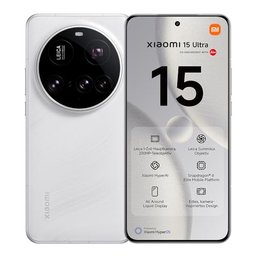 xiaomi 15 ultra smartphone, 16 gb ram, dual-sim, hyper ai technologie