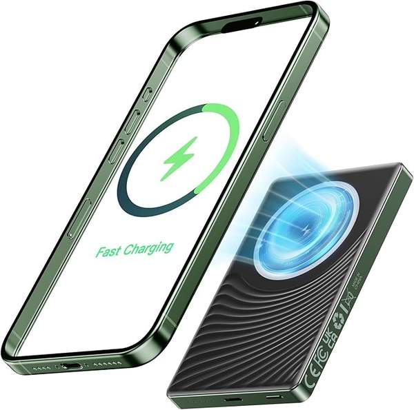 Ntaanoo Magnetische Powerbank für iPhone 12-17 Serie