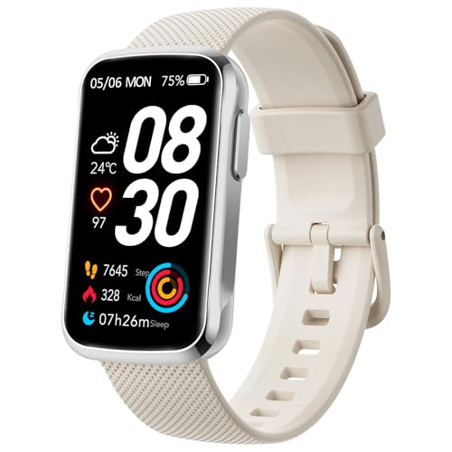 TIMU Smartwatch herren 1,45 Zoll HD mit Anrufen 114 Sportmodi Herzfrequenz IP68 Android iOS