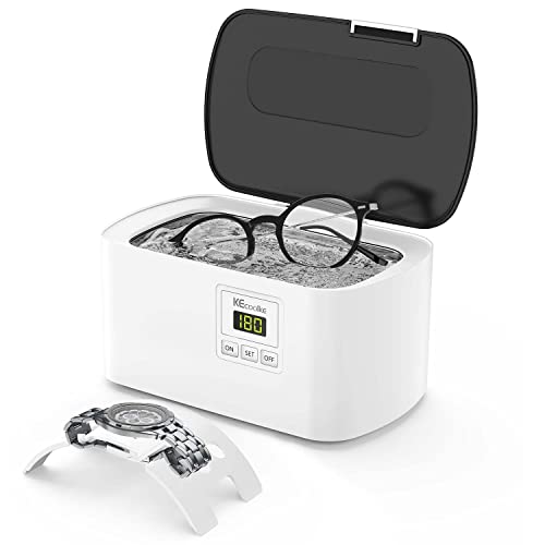 ultraschallreiniger 600 ml KECOOLKE mit digitalem timer für brillen, ringe, münzen
