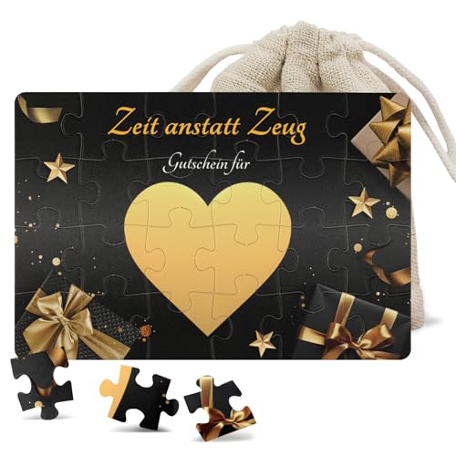 24-teiliges voucher puzzle, persönliche geschenke für frauen und männer, geburtstag, hochzeit