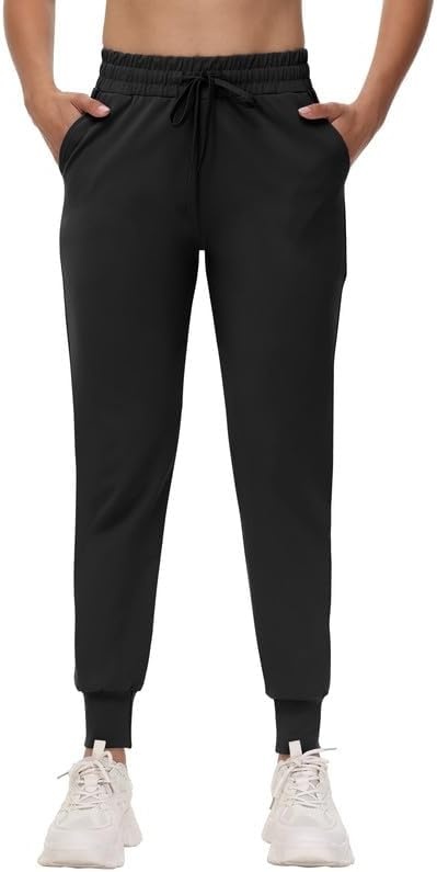 campsnail joggingshose damen sporthose lang bequeme trainingshose schwarz L