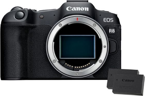 canon eos r8 vollformat systemkamera mit 2 batterien für 1.249