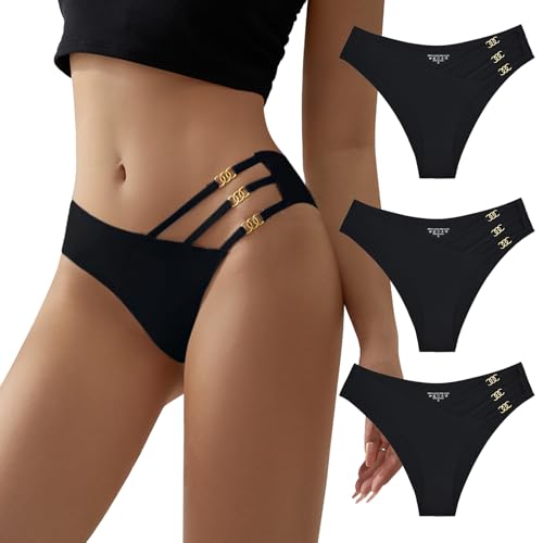 Produktbild: unterhosen damen mehrpack 3er set nahtlose pantys hipsters bauchweg s-xxl