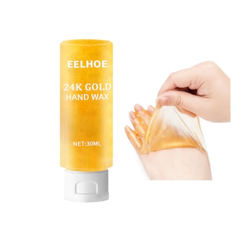 honig peel-off handmaske, 24k gold, feuchtigkeitsspendend, reparatur für rauhe haut