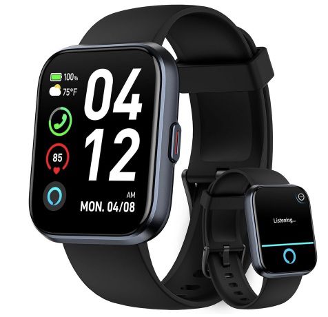 fitpolo smartwatch mit herzfrequenzmessung, sportmodi, 19,99 (statt 50)