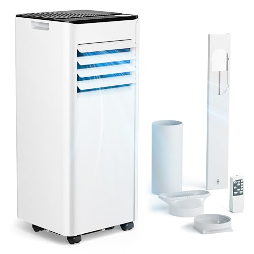 mobiles klimagerät 7000 BTU mit abluftschlauch, 4-in-1, leise, 20 m