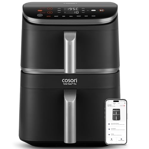 cosori avatar smart luftfritteuse mit digitalen funktionen und 11 programmen