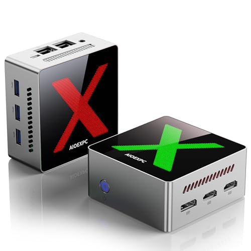aioexpc mini pc 512gb ssd 12gb lpddr5 intel alder lake n95 windows 11 pro 4k uhd