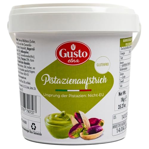 pistaziencreme 20% aus italien sizilien 1 kg pistazienaufstrich für brot und deserts