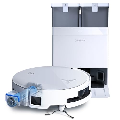 ecovacs deebot x8 omni staubsauger mit mop-funktion, 18000 pa, selbstreinigung, weiß