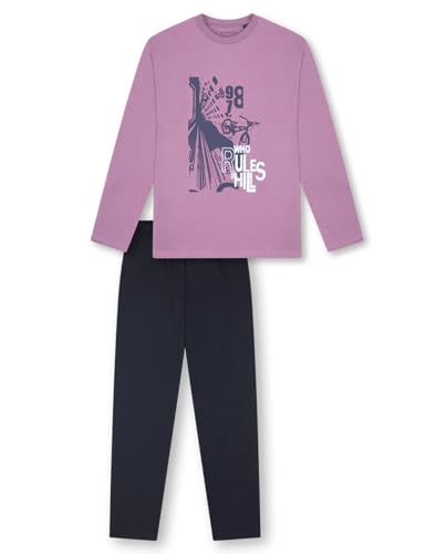 Schiesser Jungen Schlafanzug Set lang 100% Bio Baumwolle Größe 140-176