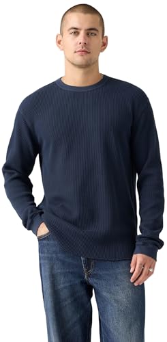levi's thermal strickpullover navy, 100% baumwolle, größen s-xl
