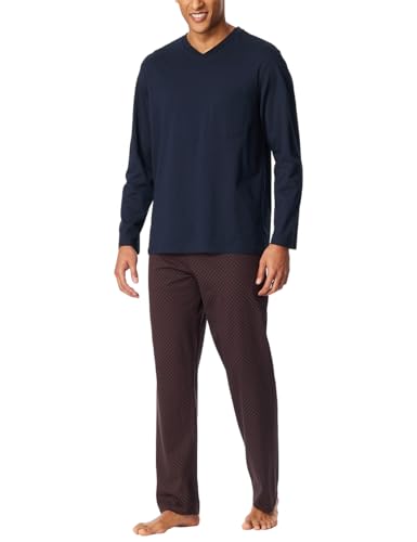 schiesser herren schlafanzug lang, nachtwäsche set für männer