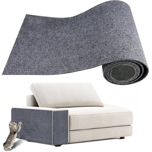 kratzmatte für katzen selbstklebend 60x200cm hellgrau wand couch schutz