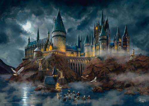 schmidt spiele puzzel 1000 teile hogwarts castle, great hall, disney filme