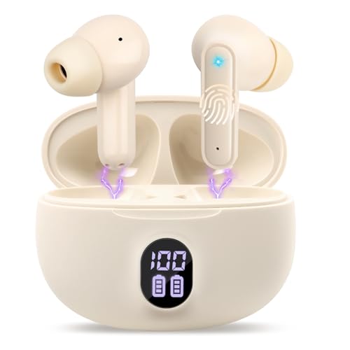 lwmt Kopfhörer kabellos bluetooth, in ear, ipx7 wasserdicht, usb-c schnellaufladung