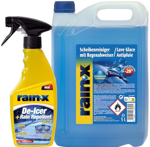 Rain-X Scheiben-Enteiser 500 ml & Scheibenreiniger 5L Abo
