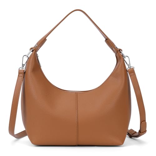 TIAASTAP hobo bag damenhandtasche klein ledertasche vintage umhängetasche schwarz