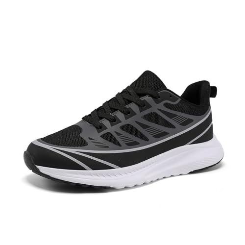 jawixu laufschuhe herren und damen hallenschuhe turnschuhe schwarz grau 36 eu