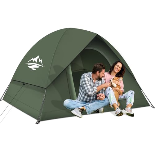 Zelt 2-3 Personen wasserdicht, ultraleicht Kuppelzelt für Camping, Trekking, Outdoor