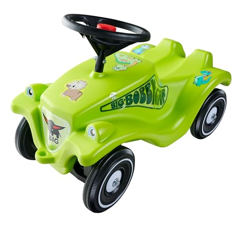 big bobby car classic dino - kinderfahrzeug rot mit dinosaurierdesign