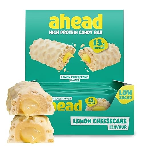 Protein Riegel Lemon Cheesecake 14x45g - Low Carb, ohne Zuckerzusatz, ohne Palmöl